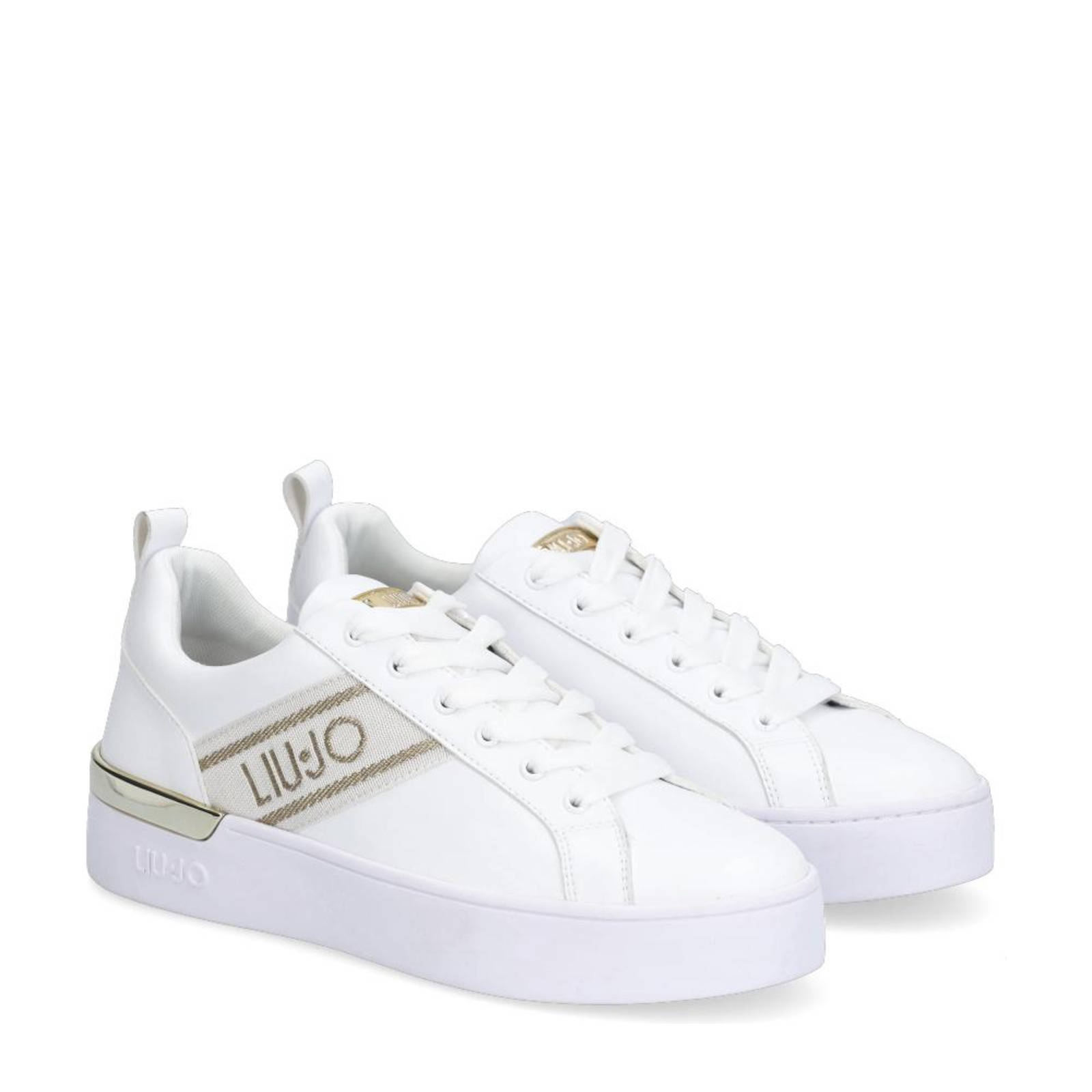 Liu Jo Sneakers Basse Donna Silvia 86 BF3005EX014 | Pelle Sintetica Nero, Modello Casual, Comode E Alla Moda