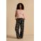Dreamcovers pyjamatop met ribstructuur roze