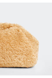 thumbnail: Mango teddy clutch beige