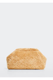 thumbnail: Mango teddy clutch beige