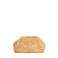 Mango teddy clutch beige