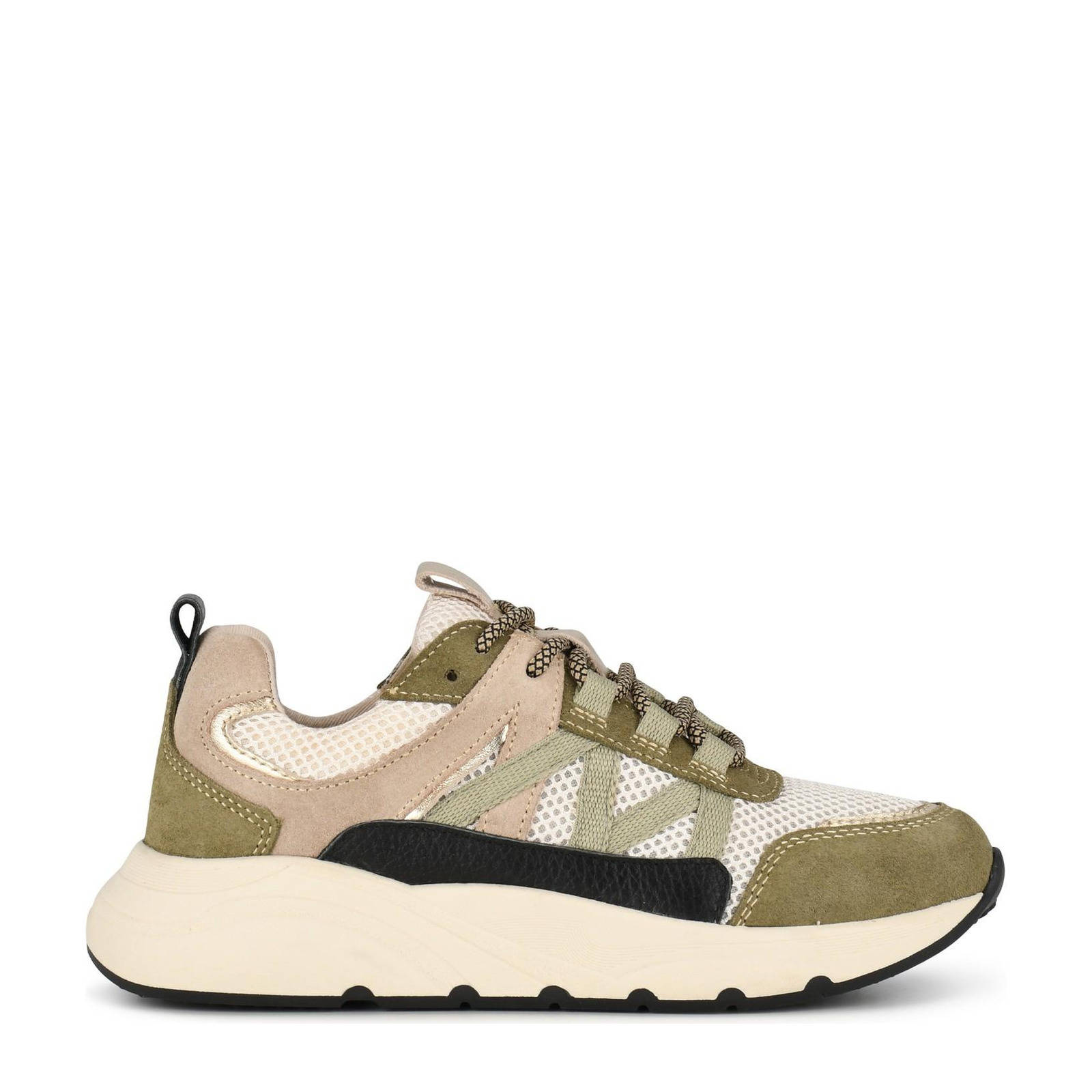 PS Poelman Cibel sneakers groen multi | wehkamp