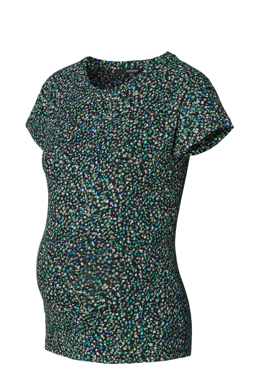 Prénatal zwangerschapsshirt driekwart mouwen beige effen - Prénatal