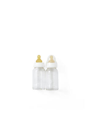 Baby glass bottle 120ml - 2 pack