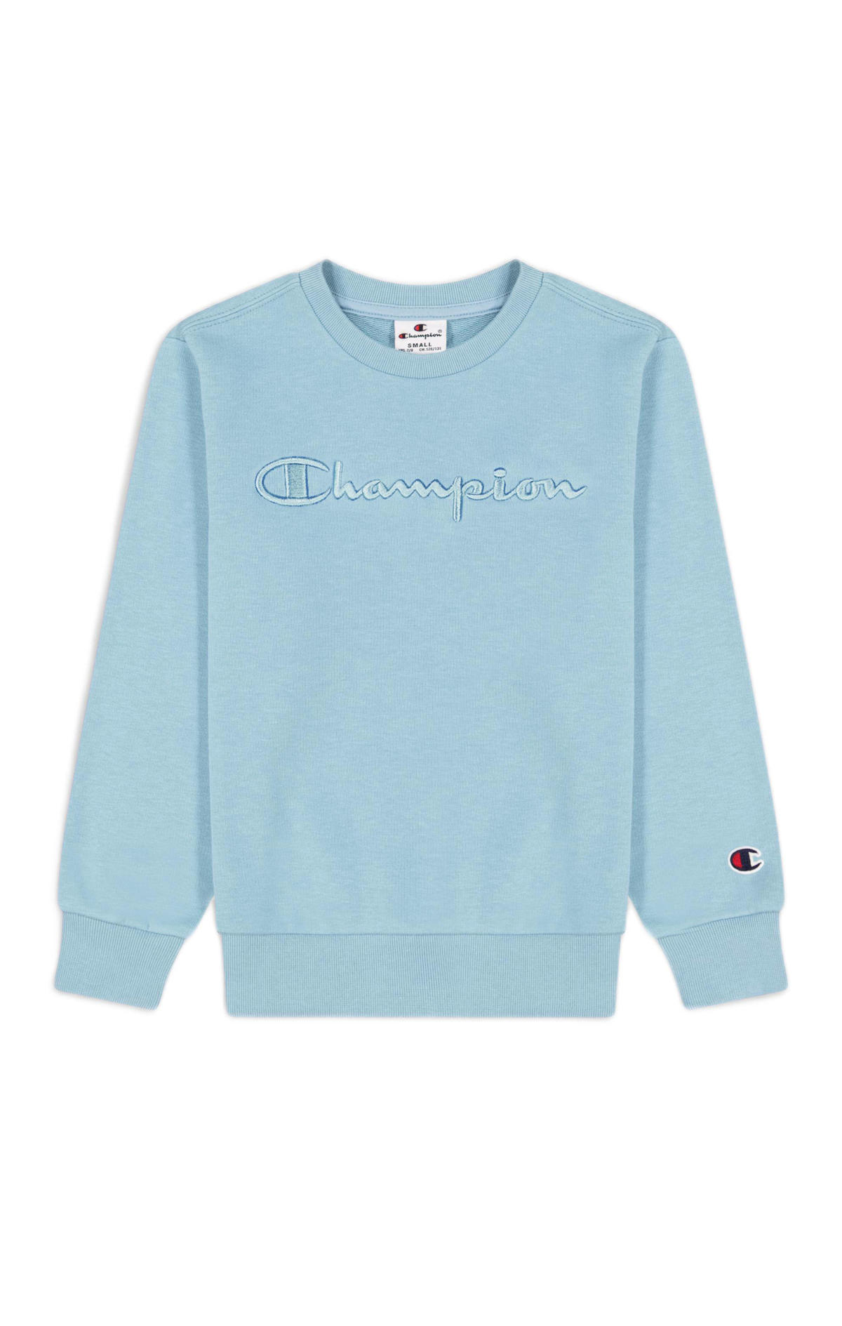 Oriëntatiepunt zo veel overdrijving Champion sweater met logo blauw | wehkamp