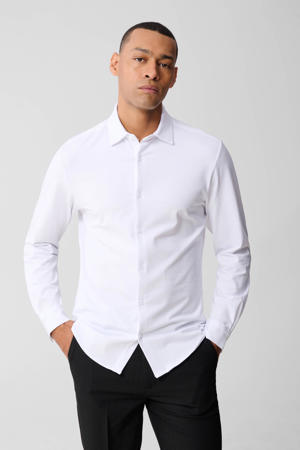regular fit overhemd wit