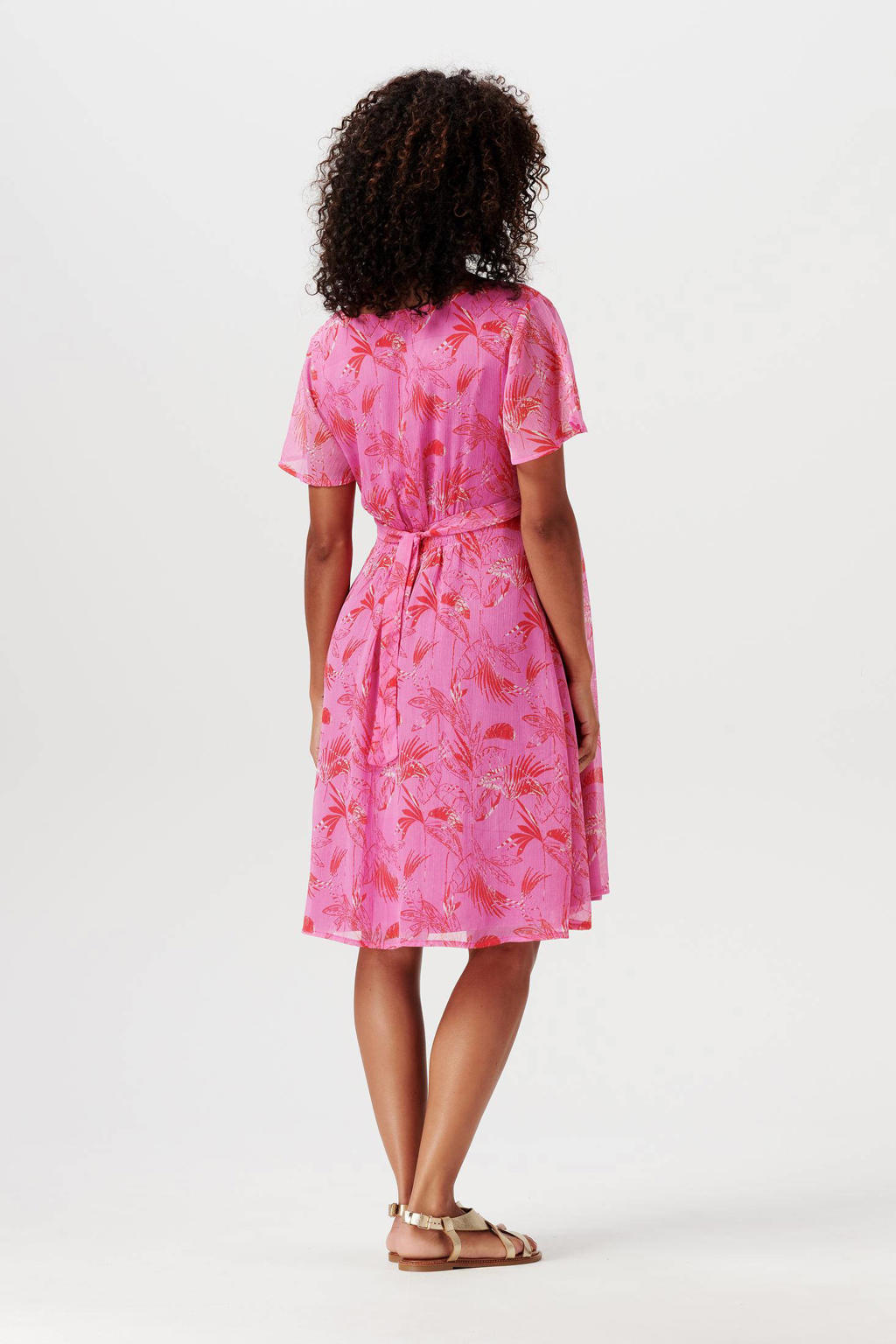 VERO MODA MATERNITY Zwangerschapsjurk VMMFAME Met All Over Print En Pailletten Paars 16981367