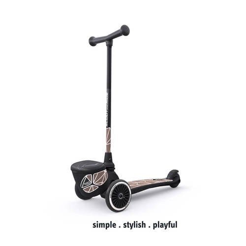 Wehkamp Scoot & Ride step Highwaykick 2 - Brown Lines aanbieding