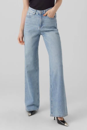 high waist loose fit jeans VMTESSA blauw