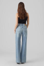thumbnail: VERO MODA wide leg jeans high waist blauw