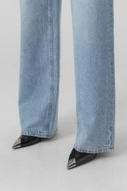 thumbnail: VERO MODA wide leg jeans high waist blauw