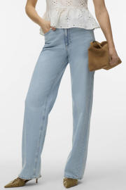 thumbnail: VERO MODA wide leg jeans high waist blauw