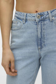 thumbnail: VERO MODA wide leg jeans high waist blauw