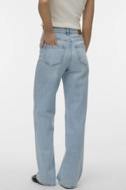 thumbnail: VERO MODA wide leg jeans high waist blauw