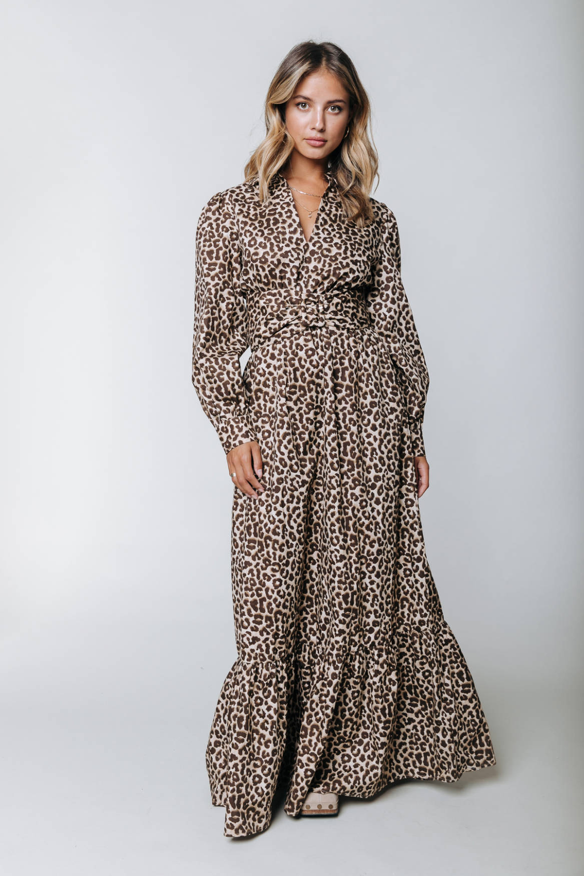 Panterprint maxi 2024 jurk