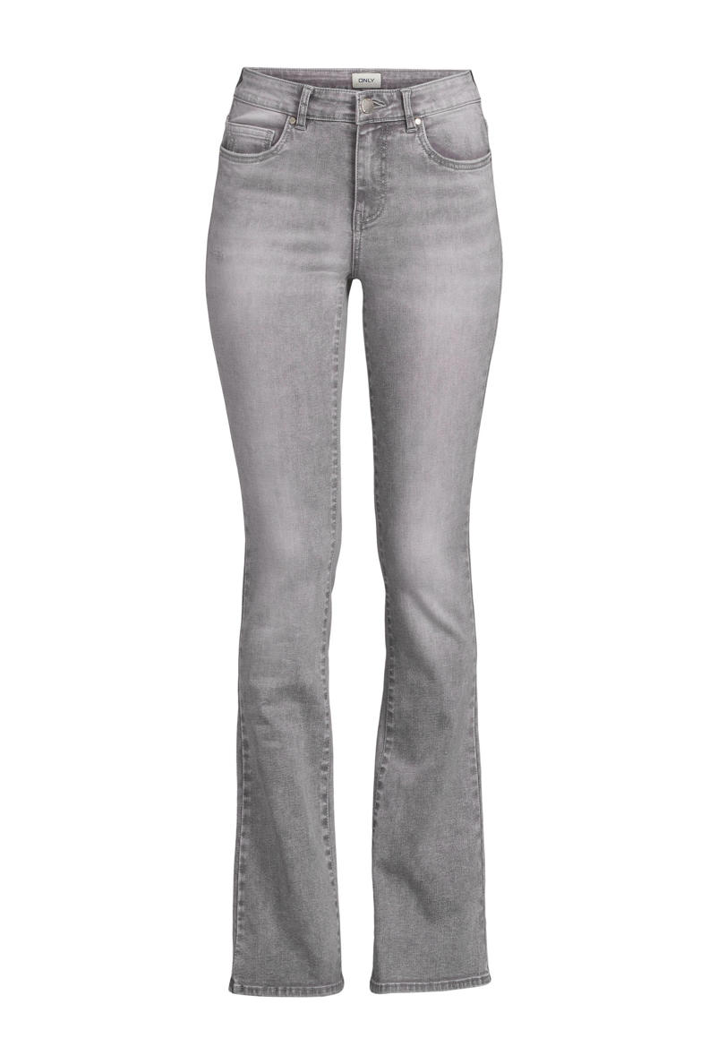 ONLY flared jeans ONLHUSH grijs wehkamp