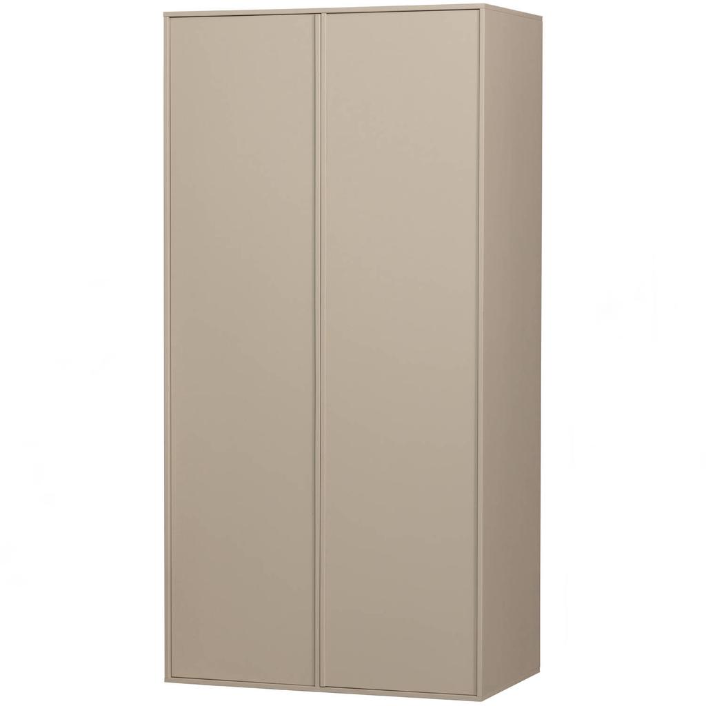 vtwonen vtwonen Daily Kast Double - Grenen - Dakargrau - 200x100x58