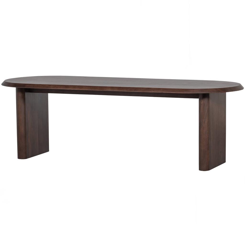 vtwonen Ellips Eetkamertafel - Mango Hout - 129 - 75x240x90