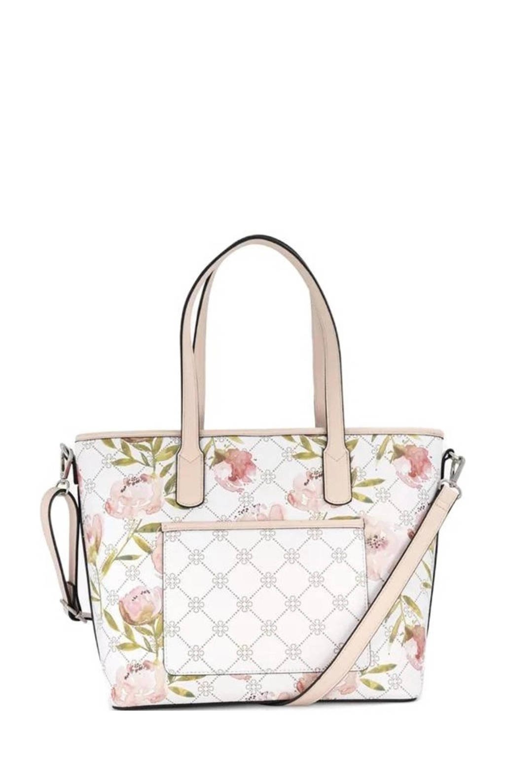 Graceland handtas met all-over bloemenprint lichtroze wehkamp