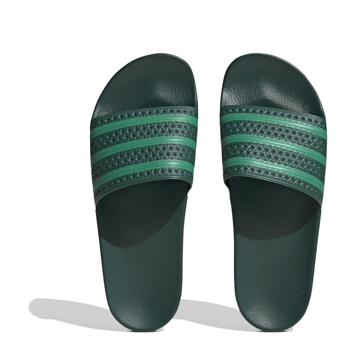 Snel Prehistorisch Recensent adidas Originals sport/bad slipper donkergroen | wehkamp