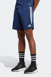 thumbnail: adidas Performance Senior  sportshort Tiro 23 donkerblauw/wit