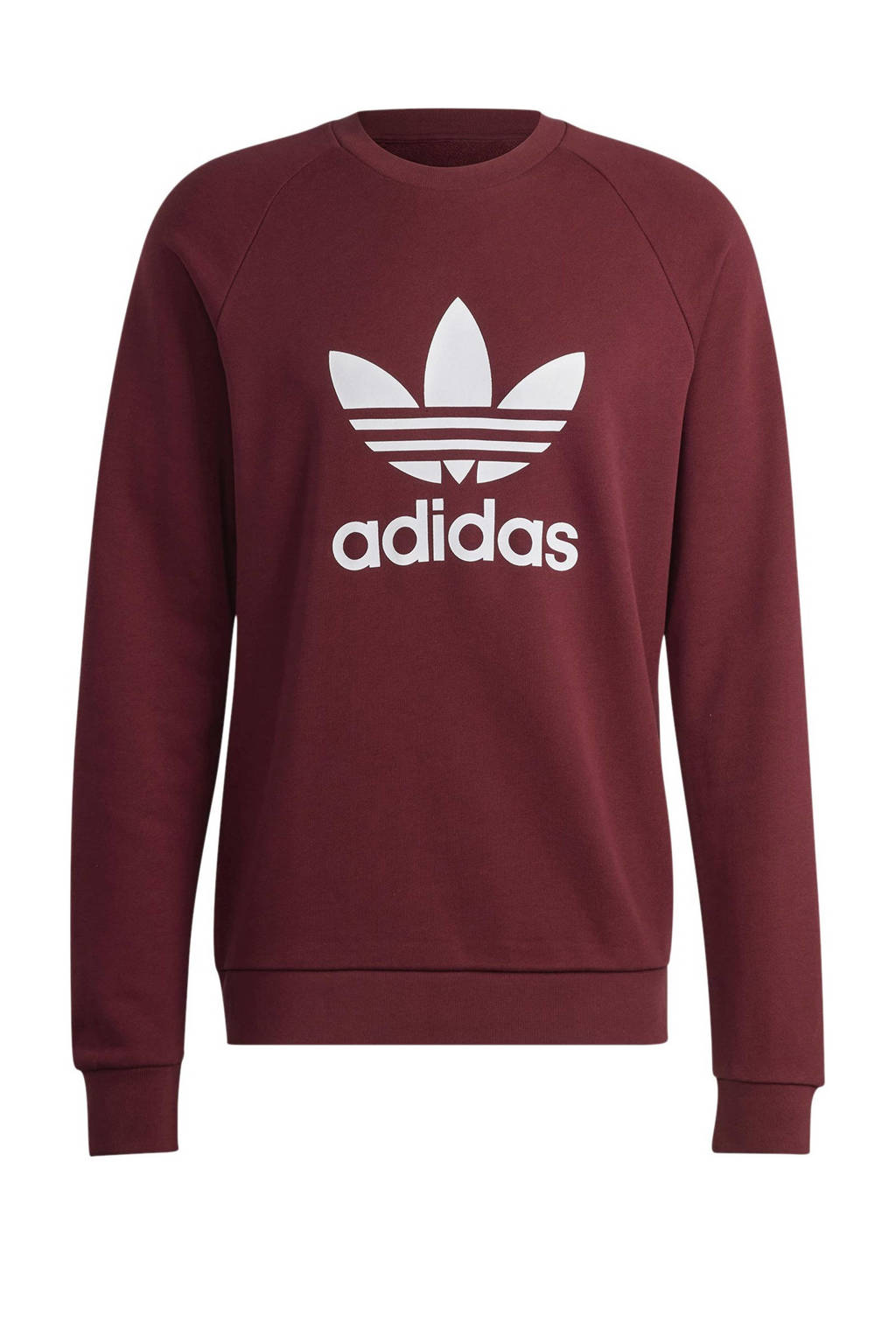 hoogtepunt Vel Tijdreeksen adidas Originals sweater donkerrood | wehkamp