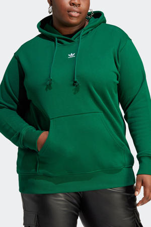 Plus Size hoodie groen
