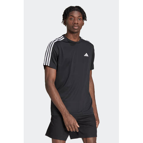 adidas Performance sportshirt zwart/wit afbeelding