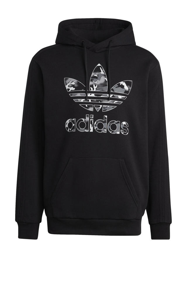 volwassene rooster heuvel adidas Originals hoodie zwart/grijs | wehkamp