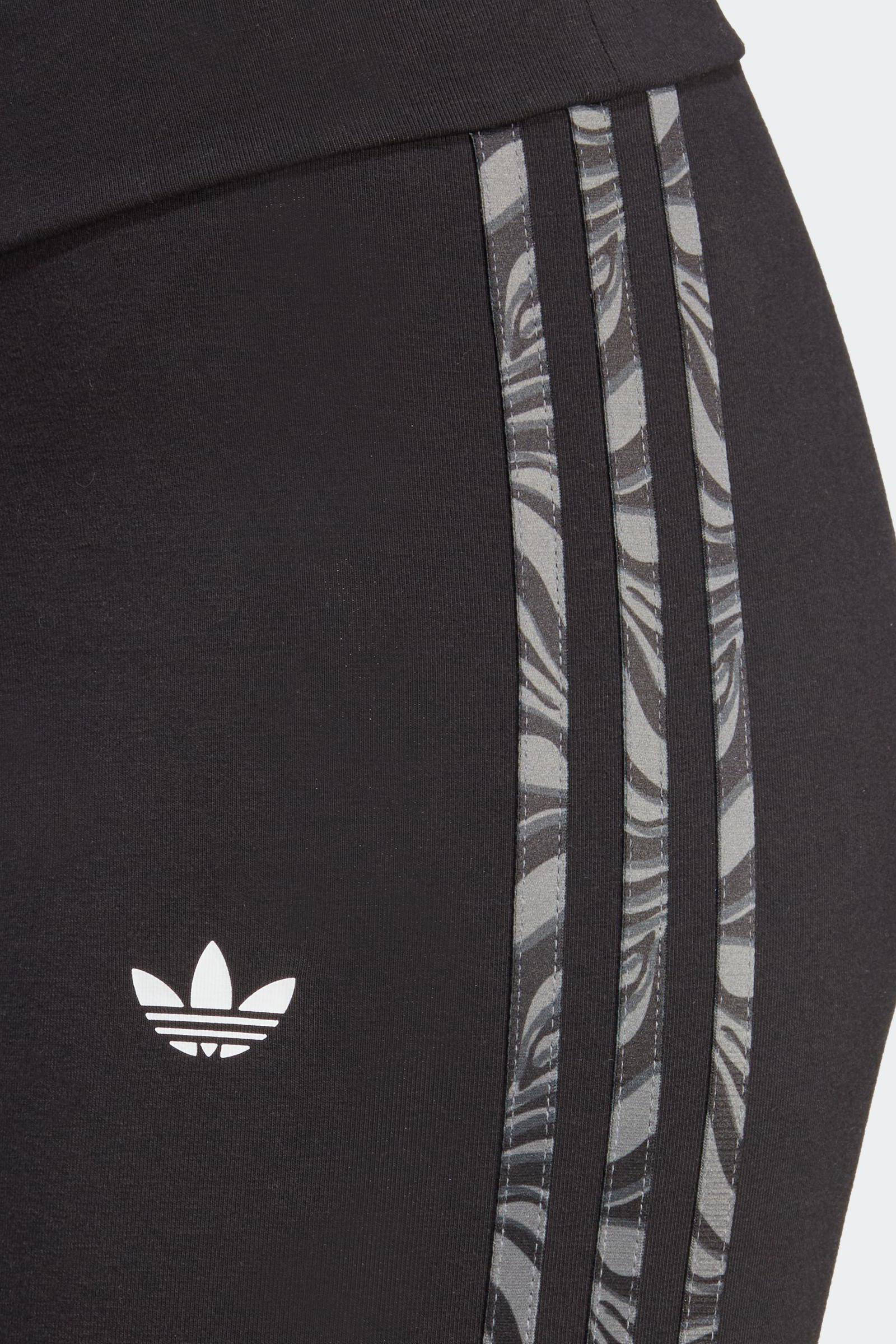 Adidas originals trefoil logo print legging in black best sale