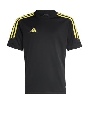   sport T-shirt Tiro zwart/geel