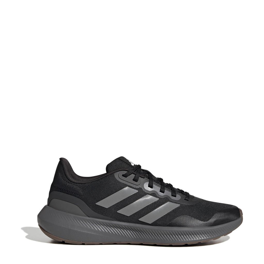 adidas Performance Runfalcon 3.0 hardloopschoenen zwart/grijs/antraciet