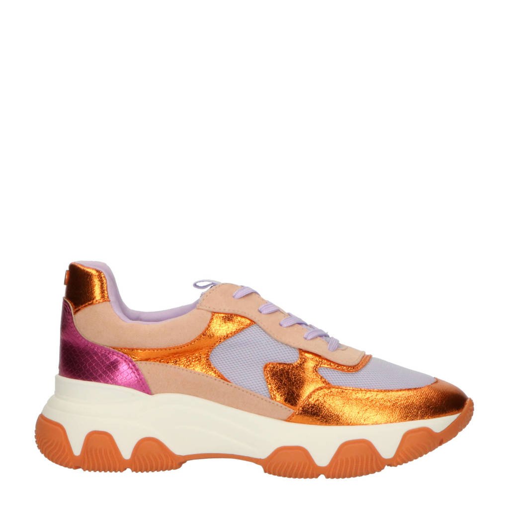 La Strada Oranje Sneakers La Strada Sneaker Oranje Dames