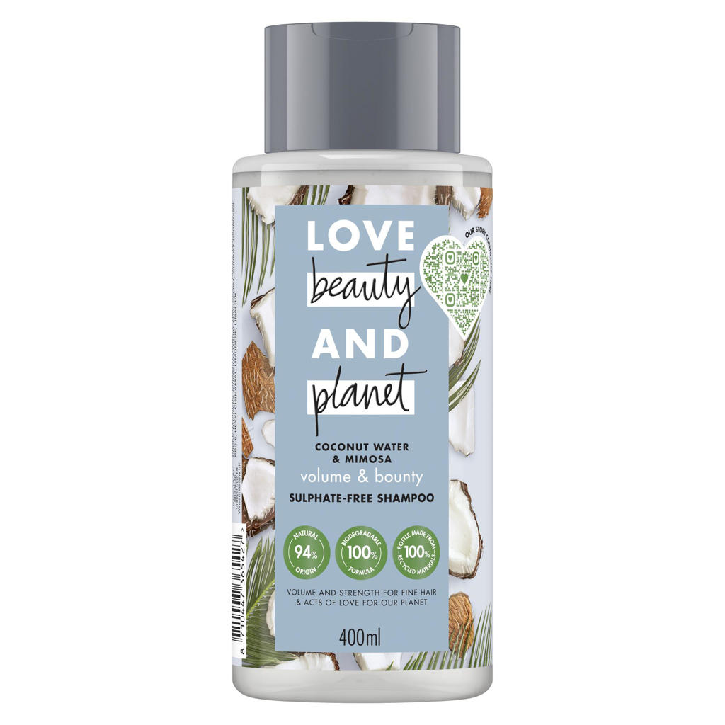 Love Beauty and Planet Coconut Water & Mimosa Volume & Bounty shampoo - 400 ml