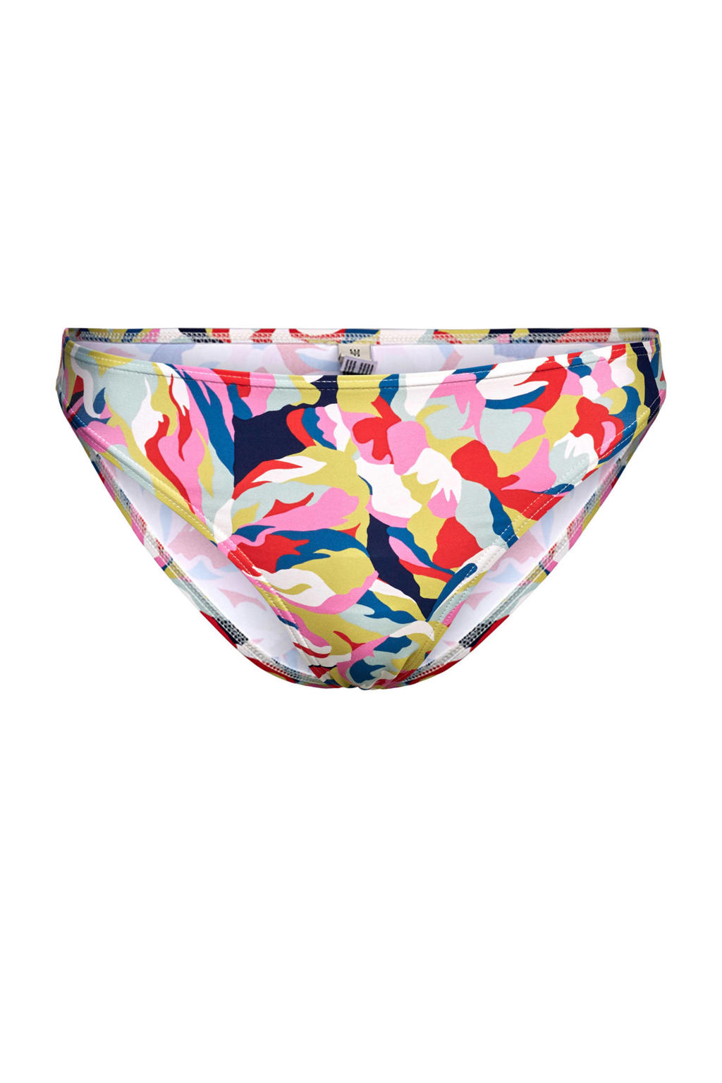 ESPRIT Women Beach bikinibroekje blauw/roze/geel wehkamp