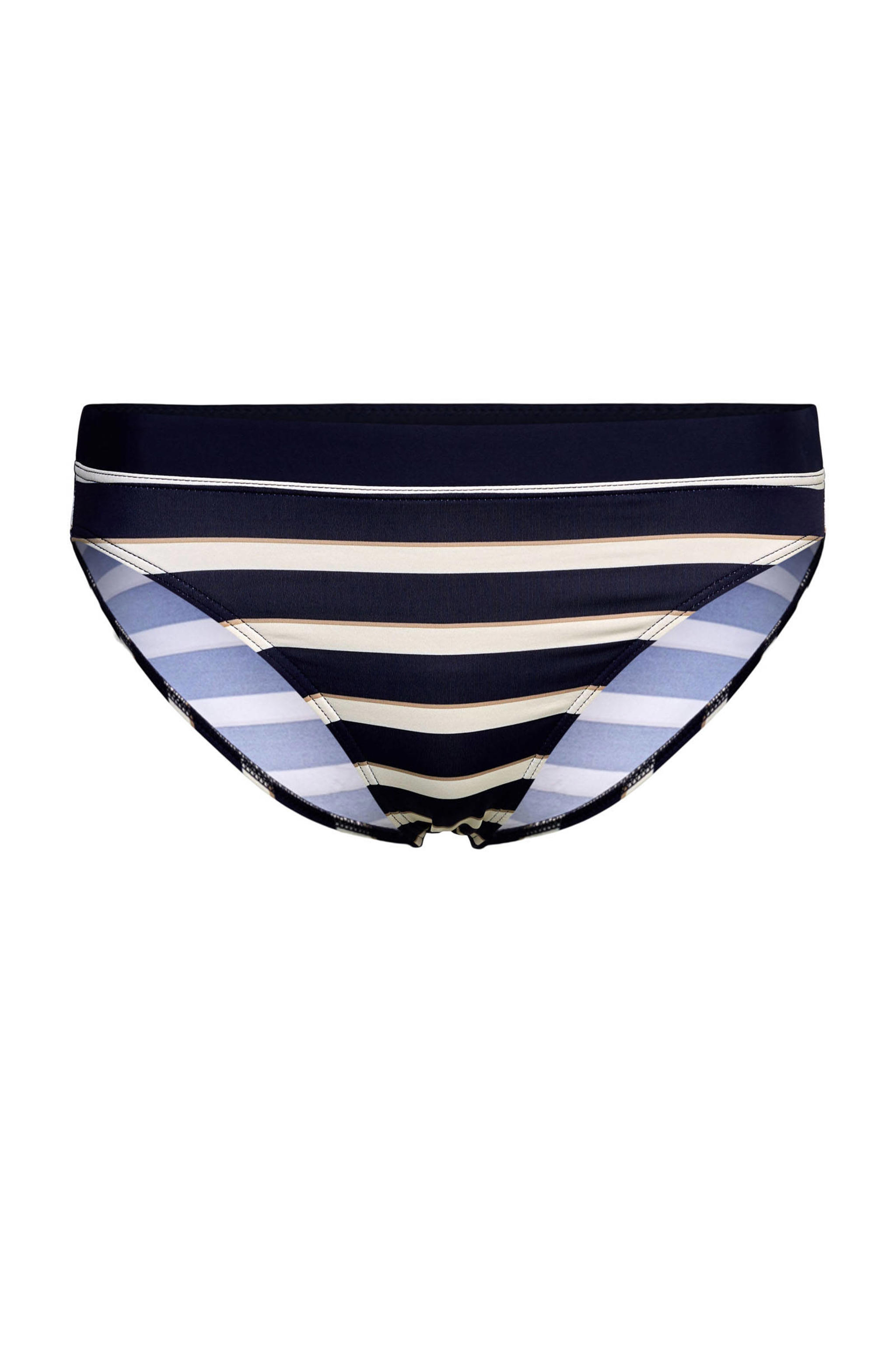 ESPRIT Women Beach bikinibroekje donkerblauw/wit wehkamp