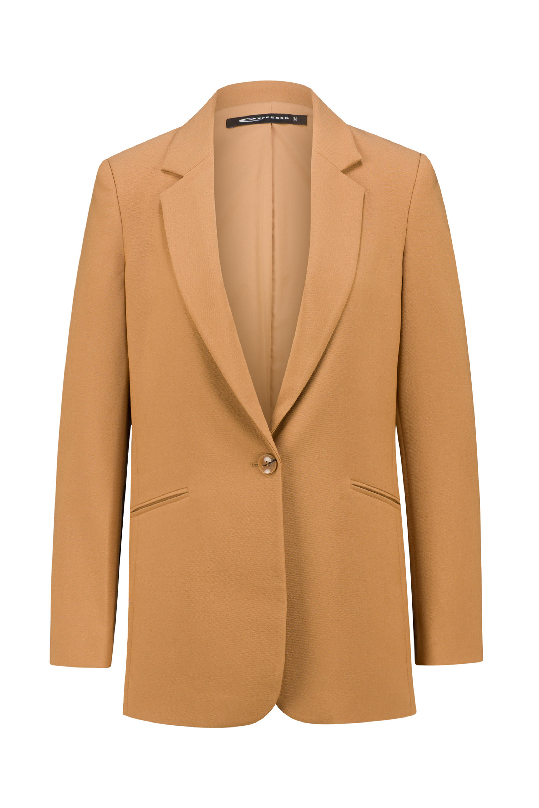 Expresso rechte blazer camel kopen? | Morgen in huis | wehkamp