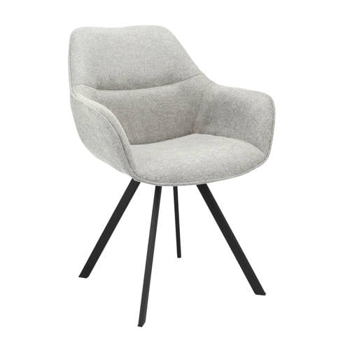 Wehkamp Home eetkamerstoel (set van 2) Gwen - Zinc