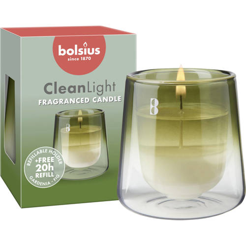 Wehkamp Bolsius geurkaars CleanLight Starterkit aanbieding