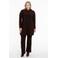 YOEK top DOLCE van travelstof bruin