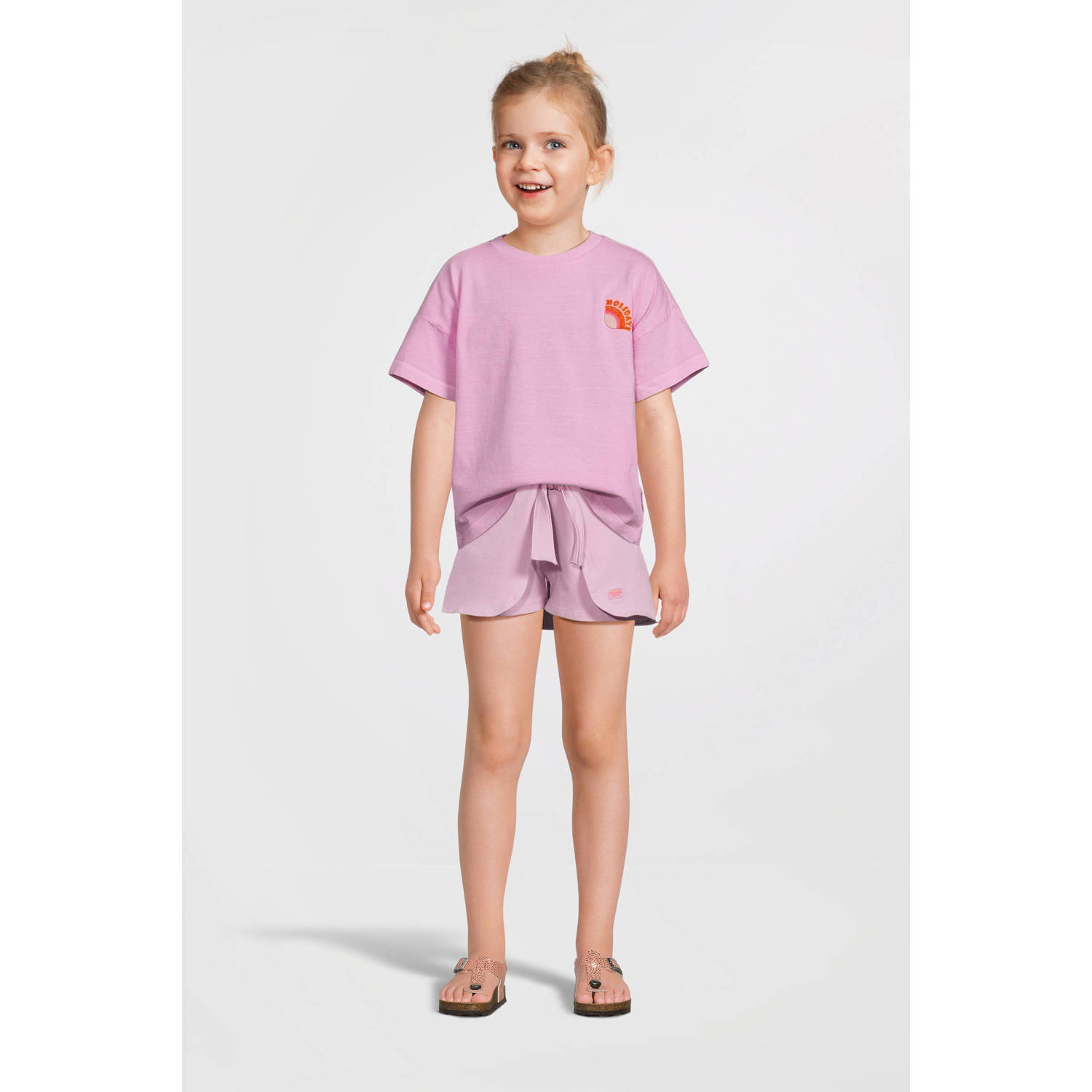 Orange Stars skort Michelle roze