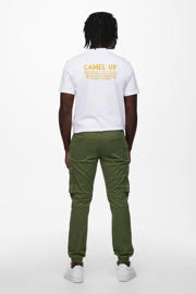 thumbnail: ONLY & SONS tapered fit broek ONSCAM STAGE  olive night