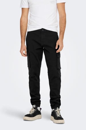 tapered fit broek ONSCAM zwart