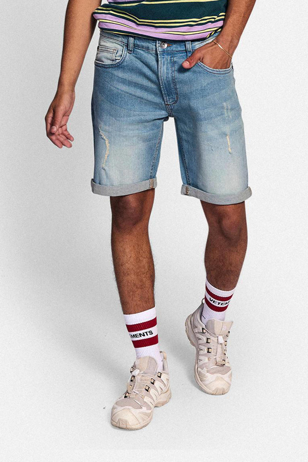 Redefined Rebel regular fit short RROslo skyway blue