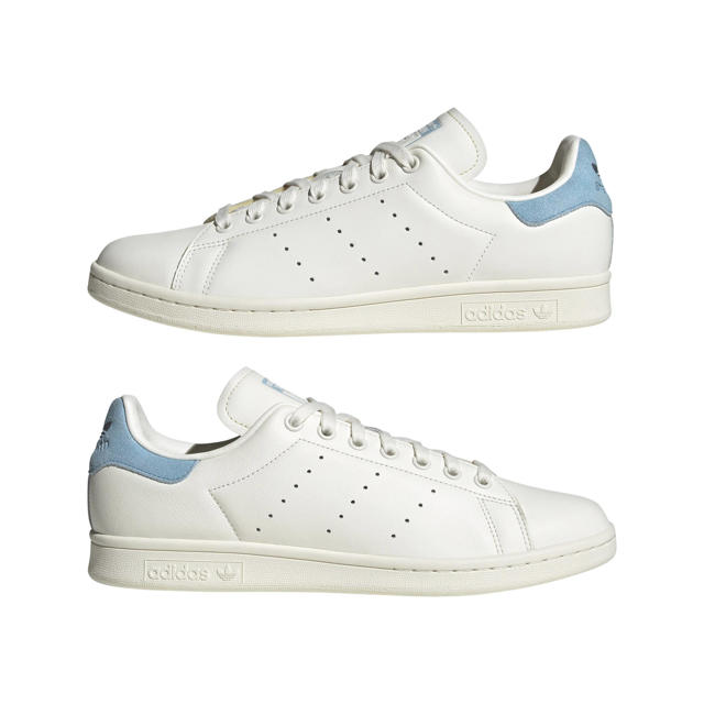 Originals Stan Smith sneakers wit/lichtblauw | wehkamp