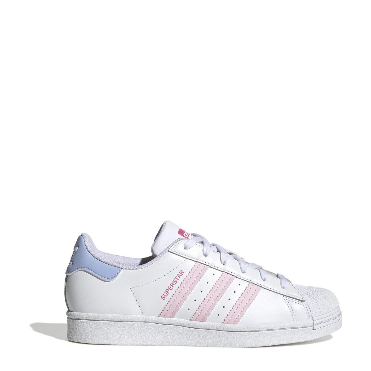 Jaarlijks magnetron Isaac adidas Originals Superstar sneakers wit/roze | wehkamp