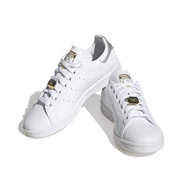 schuifelen Helaas emmer adidas Originals Stan Smith sneakers wit/zilver | wehkamp