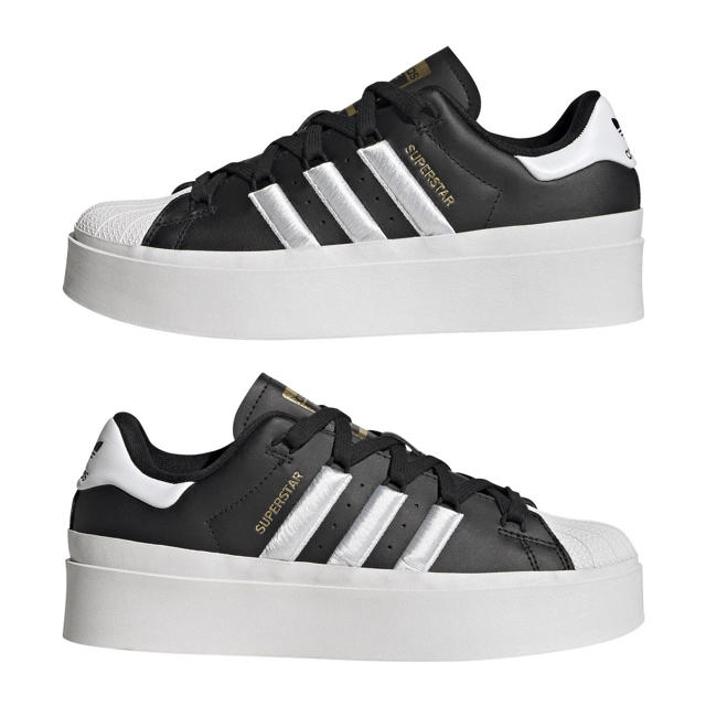 kapitalisme stuk Sympathiek adidas Originals Superstar Bonega sneakers zwart/zilver | wehkamp