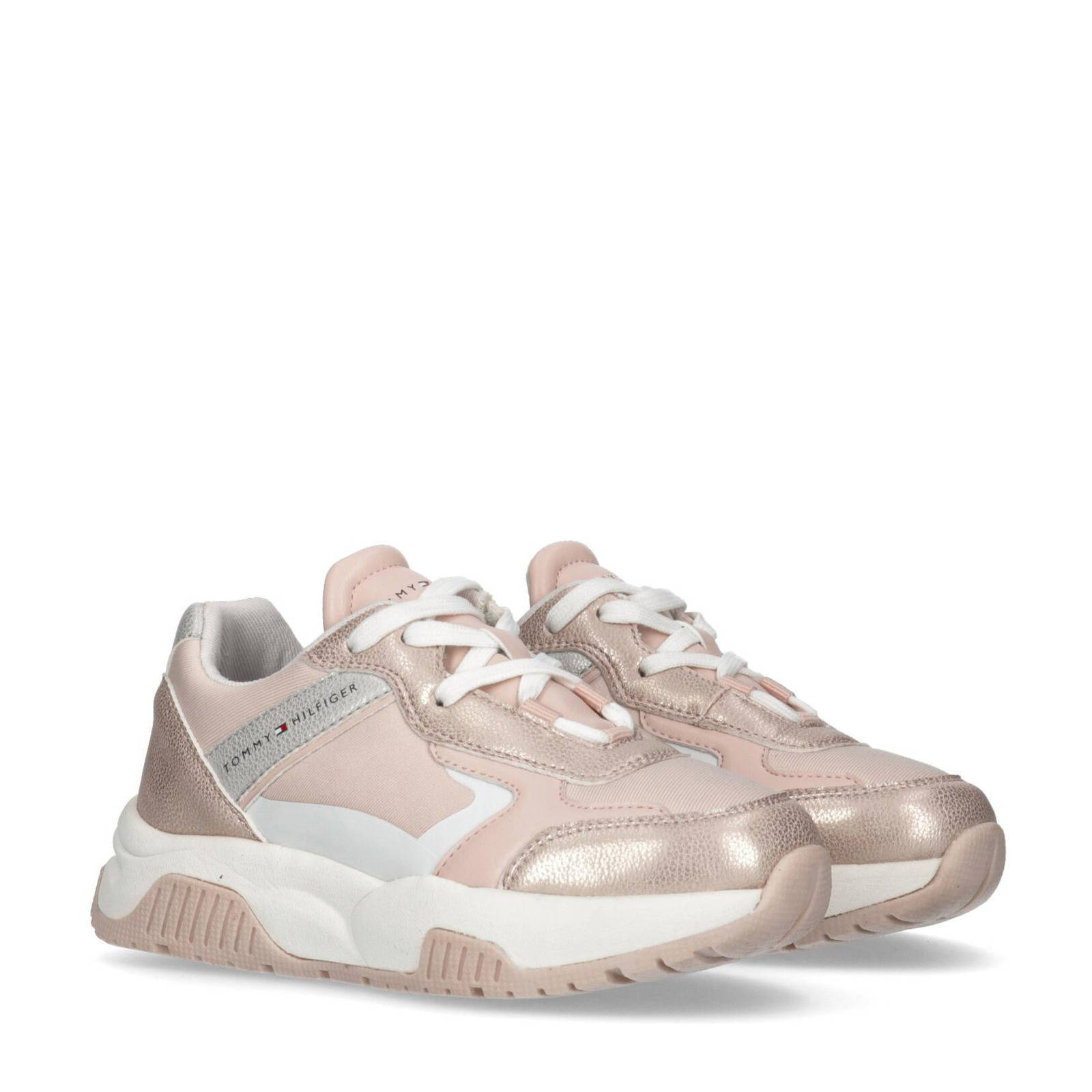 tommy hilfiger rose gold sneakers