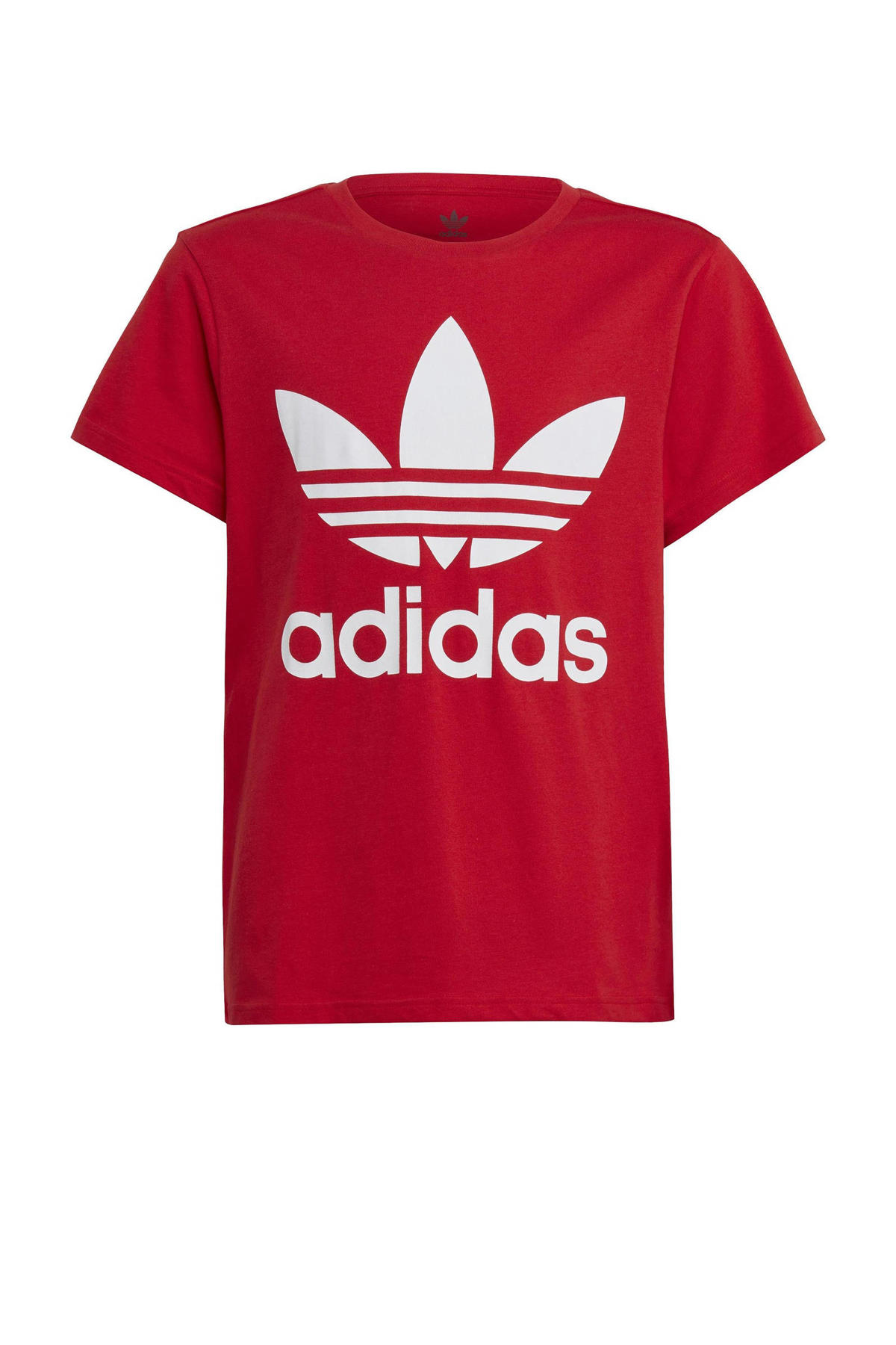 hoogtepunt Onweersbui erwt adidas Originals T-shirt rood/wit | wehkamp